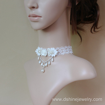 Custom Lace Choker Wedding Necklaces Daisy Female Chokers